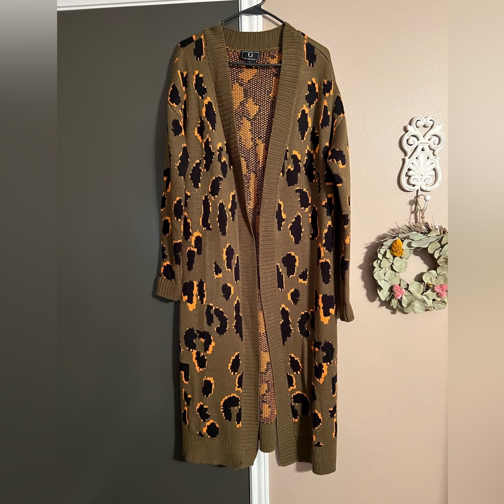 Giuliana long cardigan duster size L